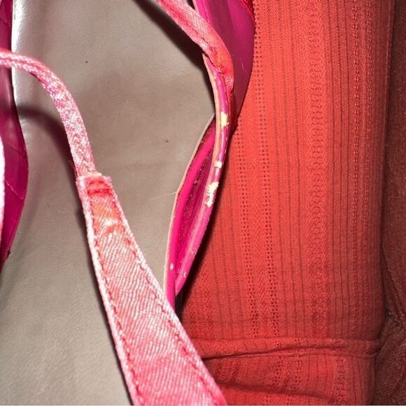 VTG Frederick’s of Hollywood  pink lace heels sz 8.5 - Picture 9 of 9